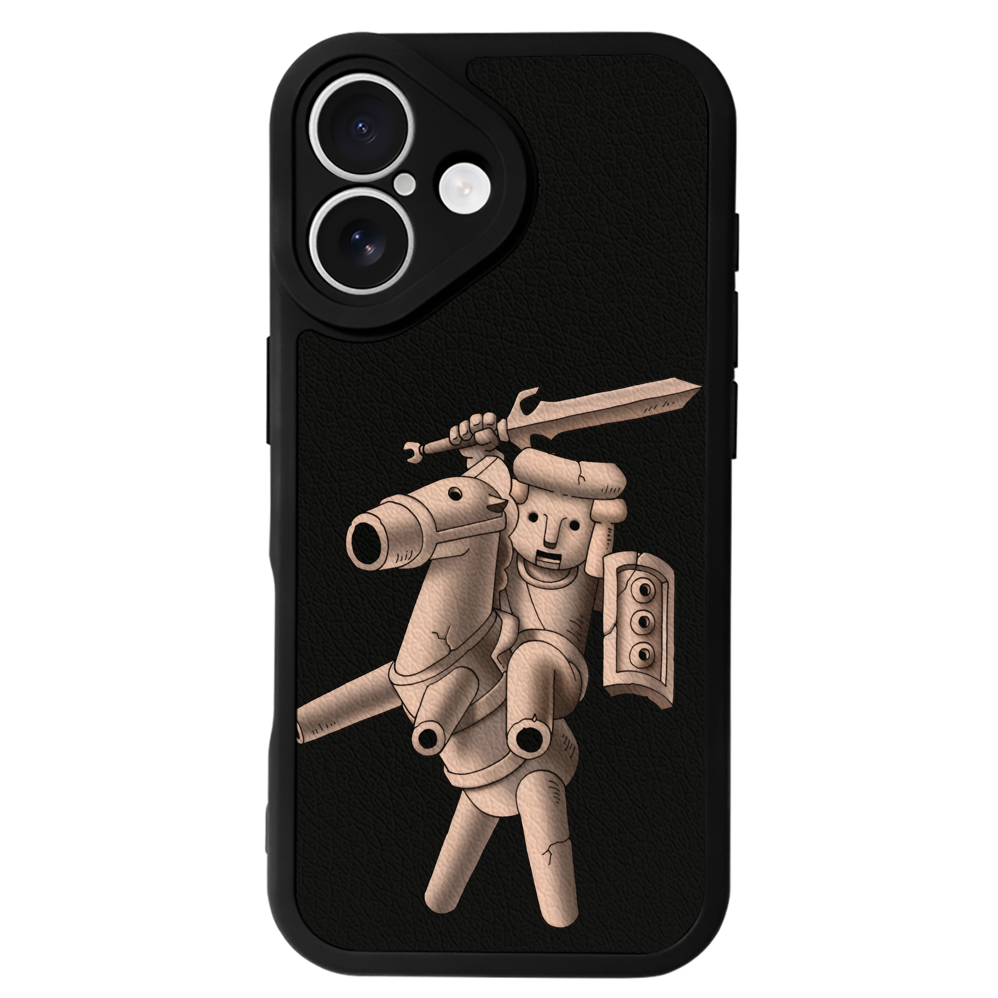 （画像用） ドラゴンクエスト Doragon Kuesuto Dragon Quest 【iPhone 16シリーズ対応】シリコンスマホケース（レザー調） 材質：シリコン